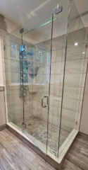 Shower remodel shower replacement by Langley Lower Mainland contractor Grecam Contracting