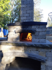 Pizza Oven pizza oven created by Langley stoneworker Grecam Contracting