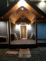 Exterior renovation front of home remodel by Grecam Contracting Langley BC