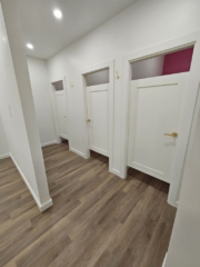 Everything But The Groom renovation Change rooms at Everything but the Groom Bridal Boutique