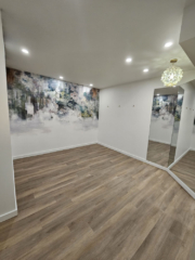 Everything But The Groom renovation New flooring at Everything but the Groom Bridal Boutique